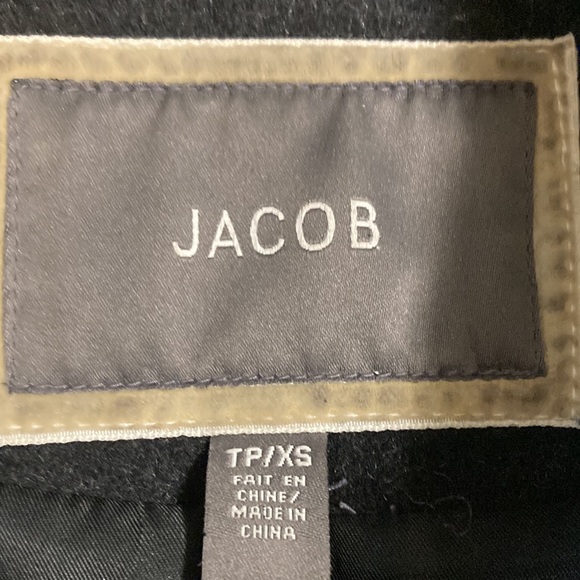 Jacob black wool dress coat - Picture 3 of 5